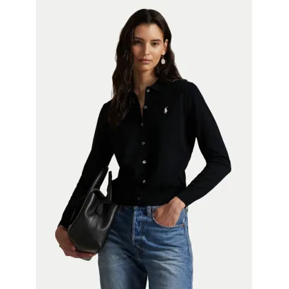 Zdjęcie Polo Ralph Lauren Kardigan 211972110001 Czarny Slim Fit