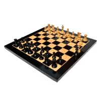 Zdjęcie Prestiżowa plansza z ręcznie polerowanymi figurami do szachów - The Chess Empire
