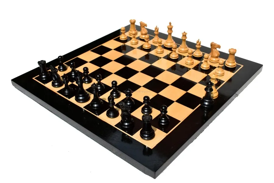 obrazek 1 Prestiżowa plansza z ręcznie polerowanymi figurami do szachów - The Chess Empire