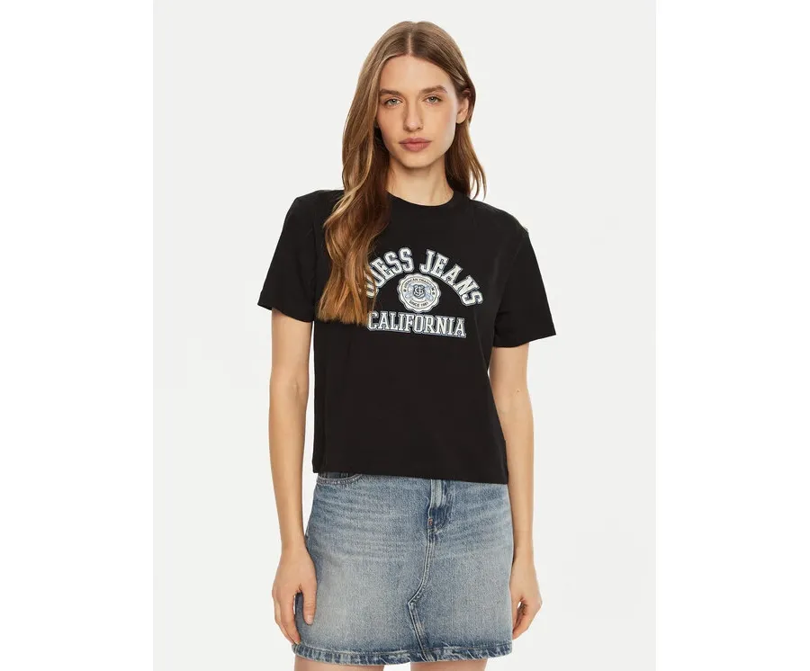 obrazek 1 Guess Jeans T-Shirt W5RI43 K8HM0 Czarny Regular Fit