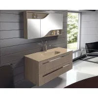 Picture Oak minimalist bathroom set