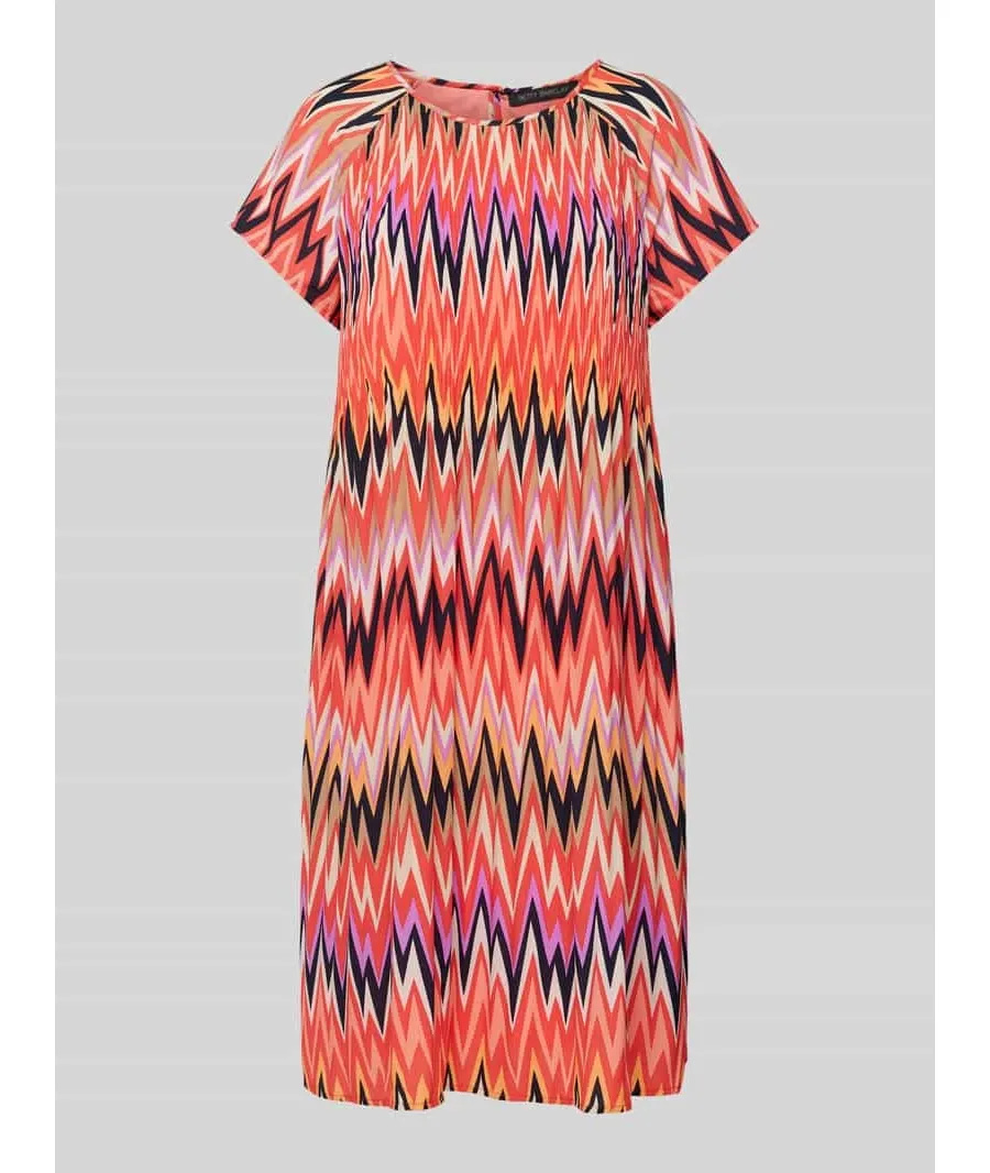 obrazek 1 Sukienka o długości do kolan z nadrukiem na całej powierzchni