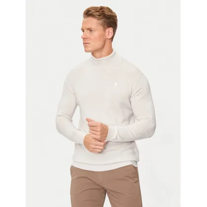 Zdjęcie KARL LAGERFELD Golf 655058 544399 Beżowy Regular Fit
