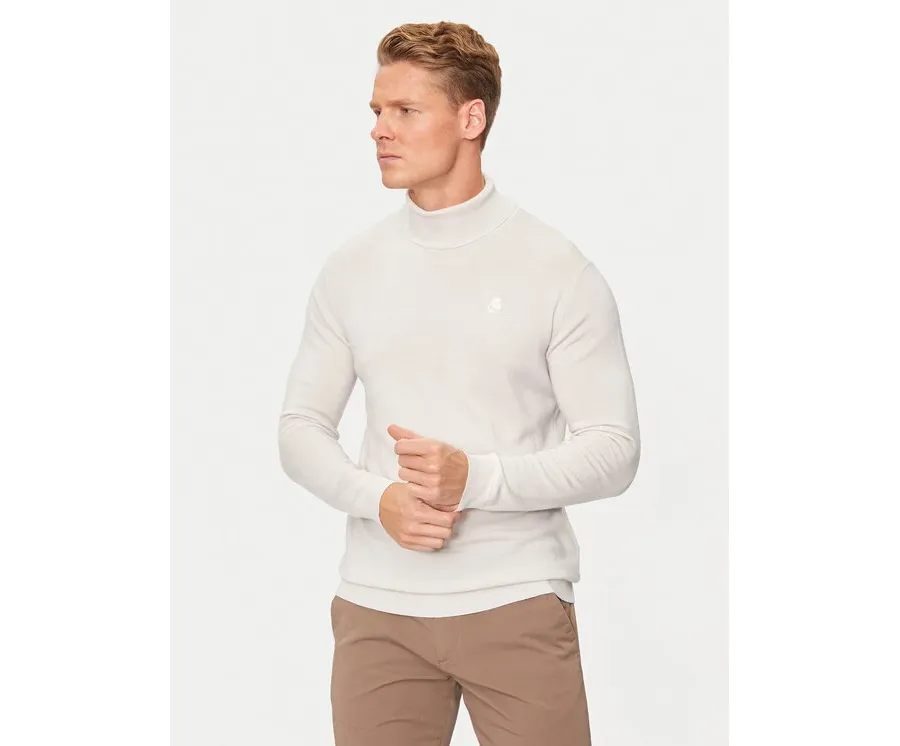 obrazek 1 KARL LAGERFELD Golf 655058 544399 Beżowy Regular Fit
