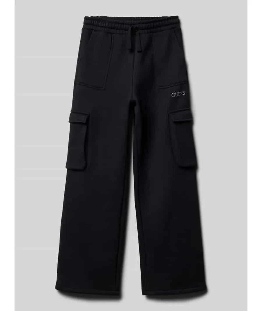 obrazek 1 Spodnie dresowe z prostą nogawką i kieszeniami cargo model ‘ACTIVE PANTS’