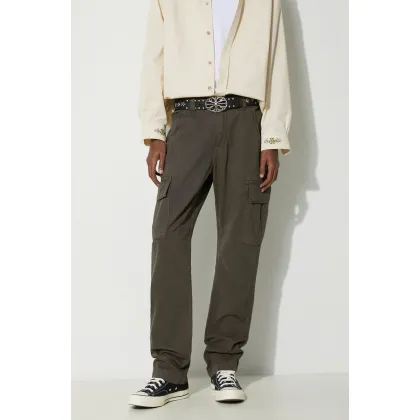 Zdjęcie Alpha Industries spodnie bawełniane Agent Pant kolor zielony w fasonie cargo 158205