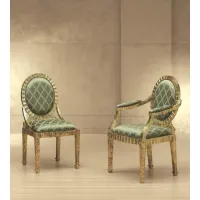 Picture An original chair and armchair in an antique style for a beautiful interior - Morello Gianpaolo