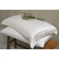 Zdjęcie Włoska poduszka Leonardo 50x80 cm z bawełny i jedwabiu