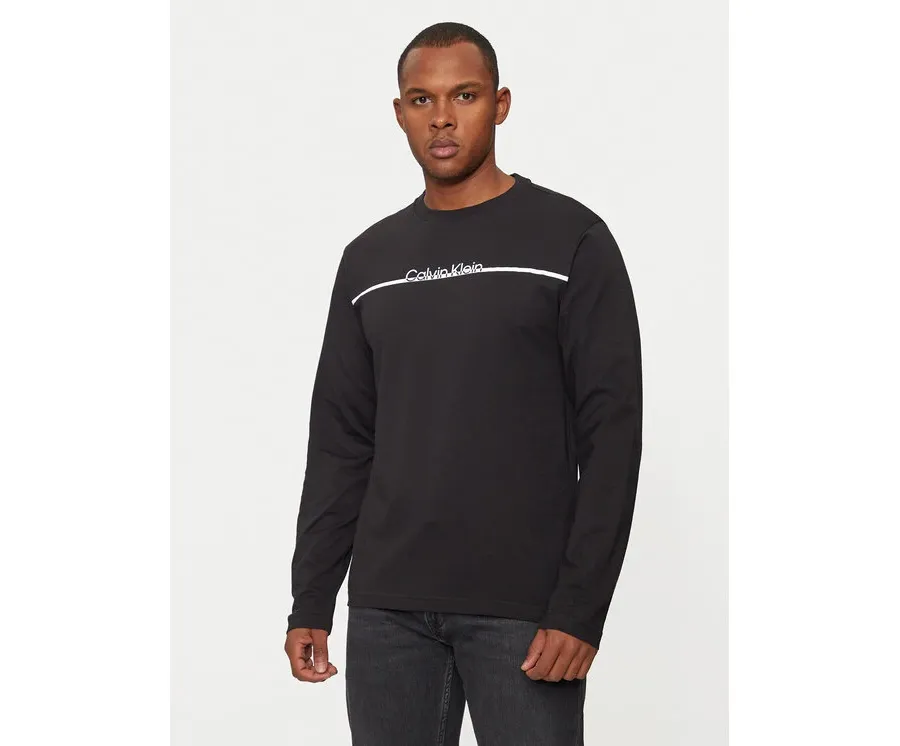 obrazek 1 Calvin Klein Longsleeve K10K114343 Czarny Regular Fit