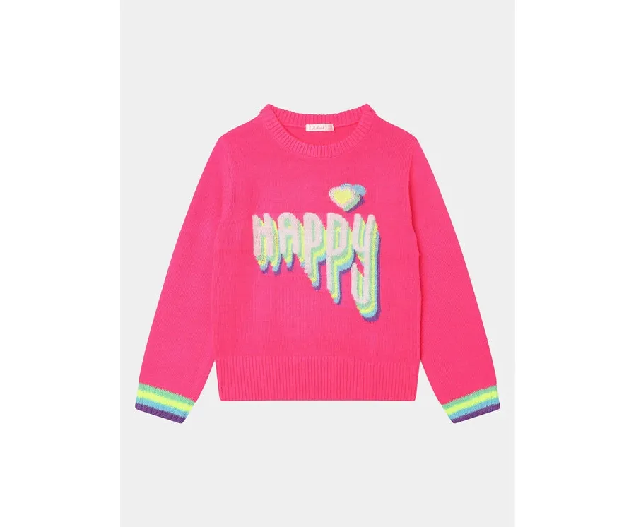obrazek 1 Billieblush Sweter U15C22 Różowy Regular Fit