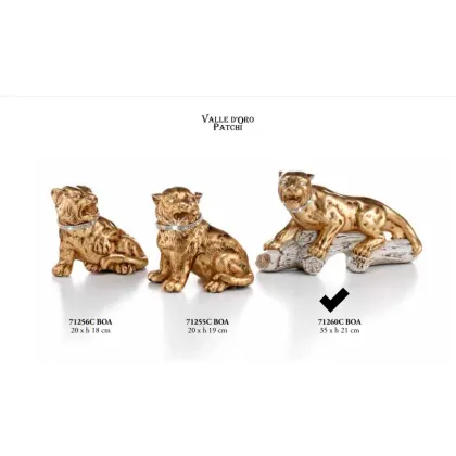 Picture Panther with open mouth on a trunk - Valle d'oro Patchi