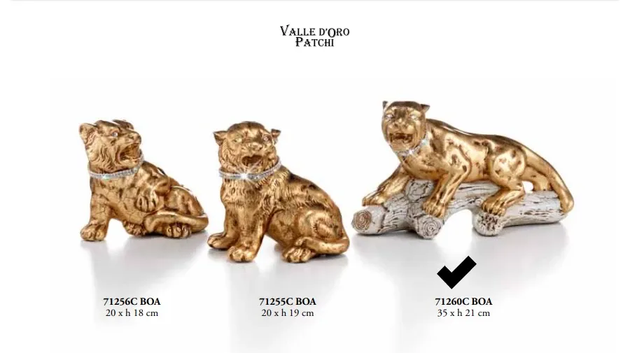 obrazek 1 Pantera z otwartą paszczą na pniu - Valle d'oro Patchi