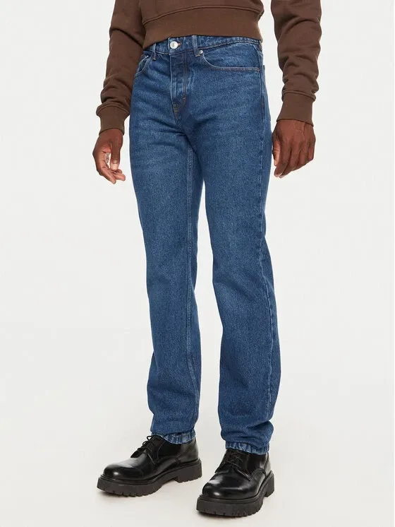 Picture AMI PARIS Jeansy HTR001DE0031 Granatowy Classic Fit