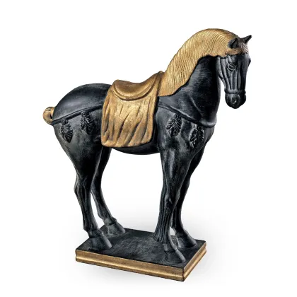 Zdjęcie Genialny włoski koń ceramiczny H.40xL.37xP.10 cm
