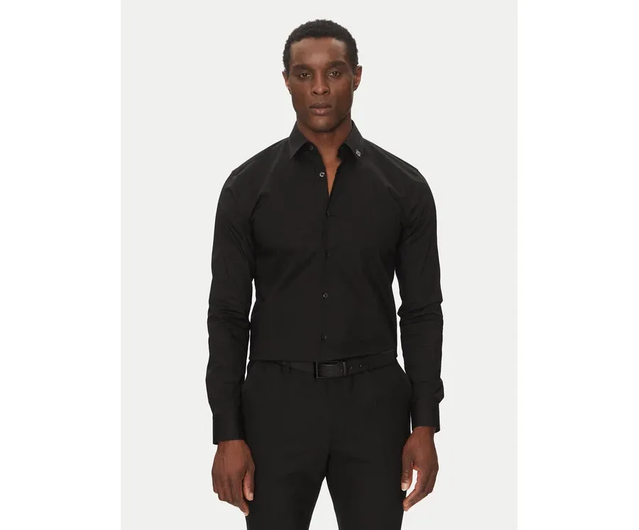 obrazek 1 HUGO Koszula Ermo 50539307 Czarny Slim Fit