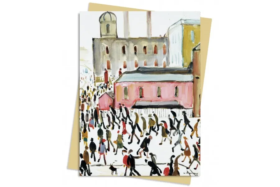 obrazek 1 Pakiet kartek na życzenia (L.S. Lowry: Idę do pracy) - Flame Tree Publishing