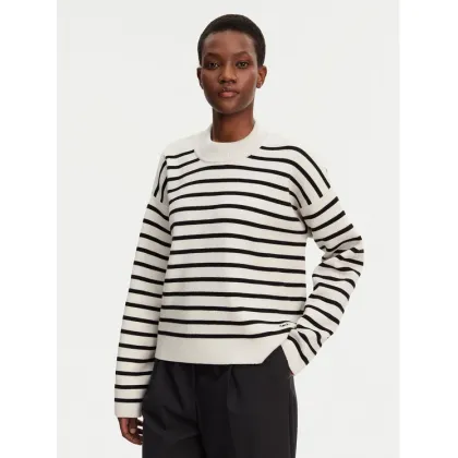 Zdjęcie AMI PARIS Sweter UKS036.KN0041 Szary Relaxed Fit