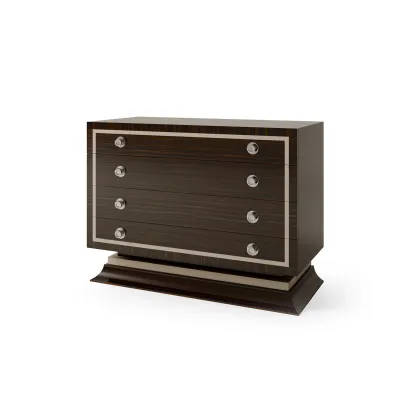 Zdjęcie Klasyczna włoska prestiżowa 4 szufladowa komoda do salonu - Bianchini