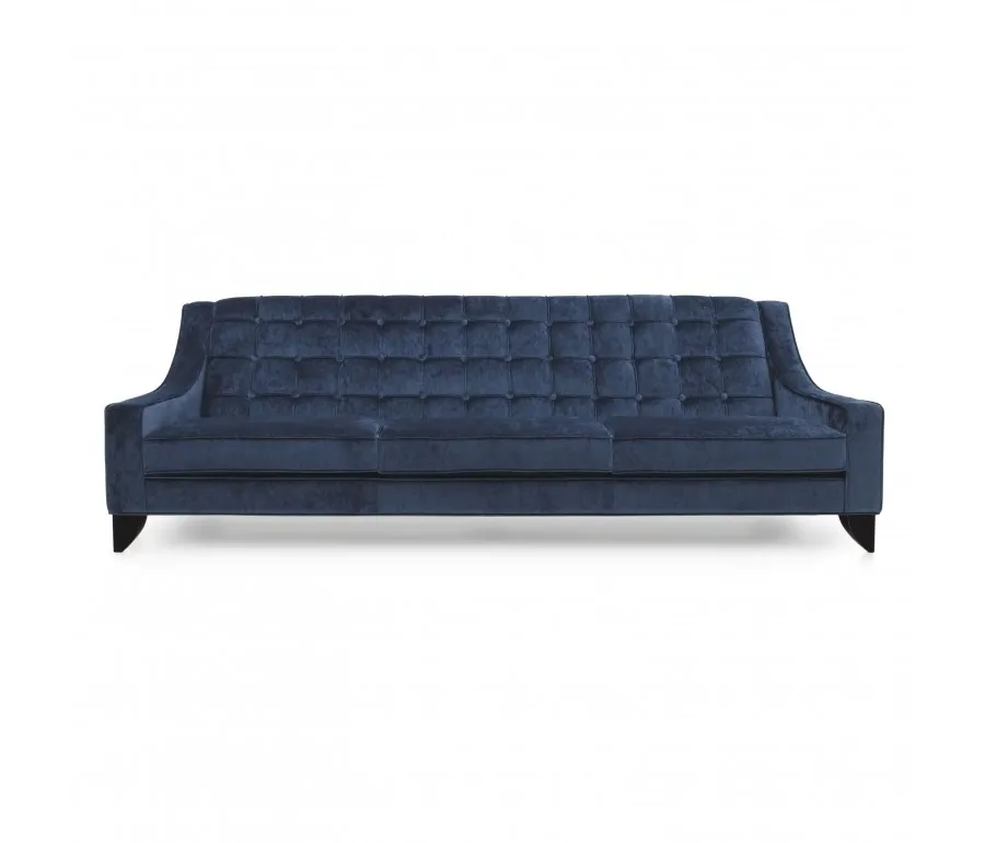 obrazek 1 Granatowa wygodna sofa w stylu nowoczesnym - Sevensedie