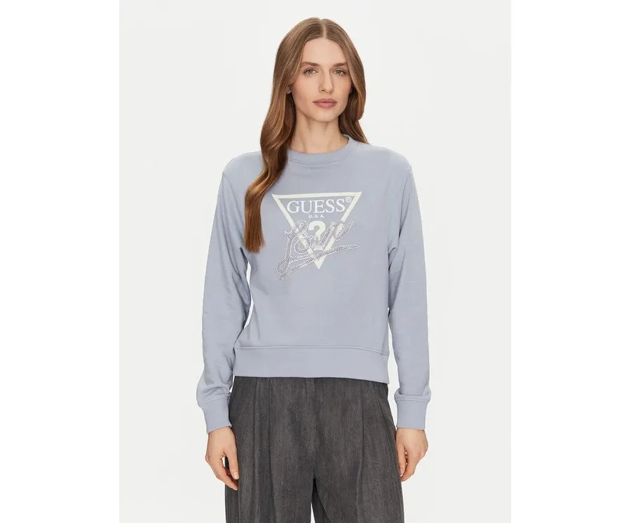 obrazek 1 Guess Bluza W5GQ05 KB683 Niebieski Regular Fit