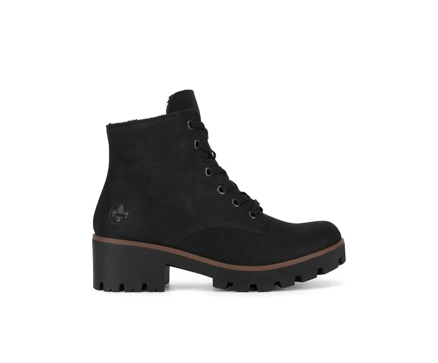 obrazek 1 Rieker Botki 79240-00 Czarny