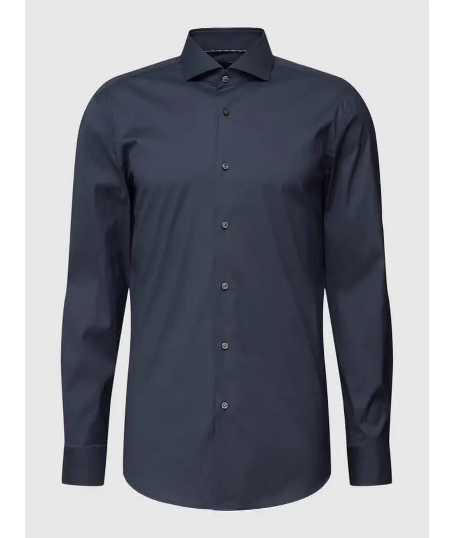 obrazek 1 Koszula biznesowa o kroju slim fit z dodatkiem streczu model ‘Hank Hai’