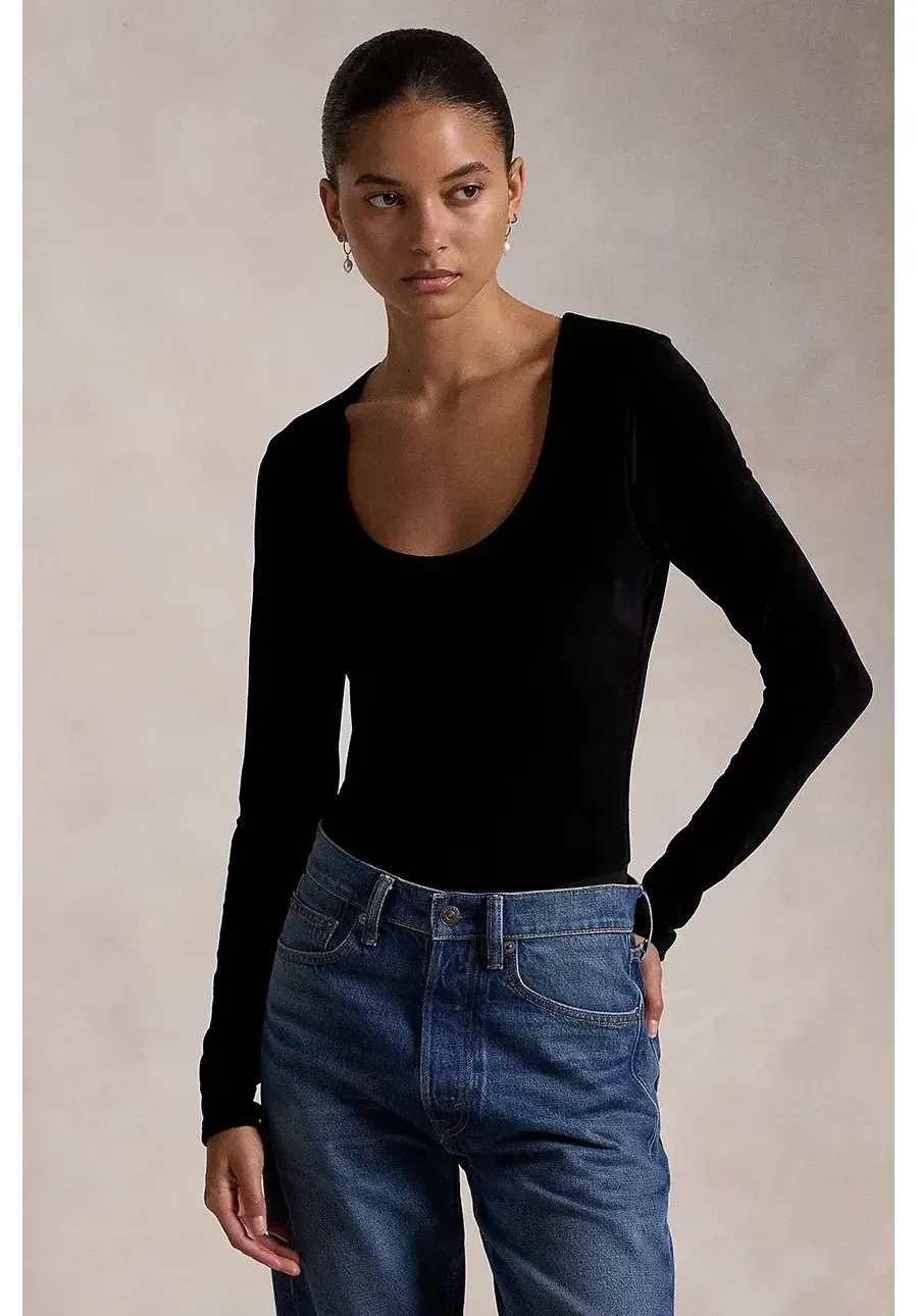 obrazek 1 Polo Ralph Lauren body damskie kolor czarny 211947942