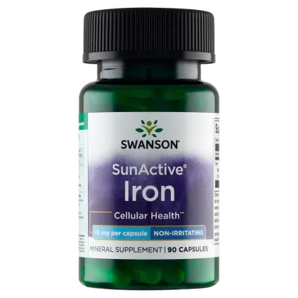 Zdjęcie Swanson SunActive Żelazo 15 mg Kapsułki