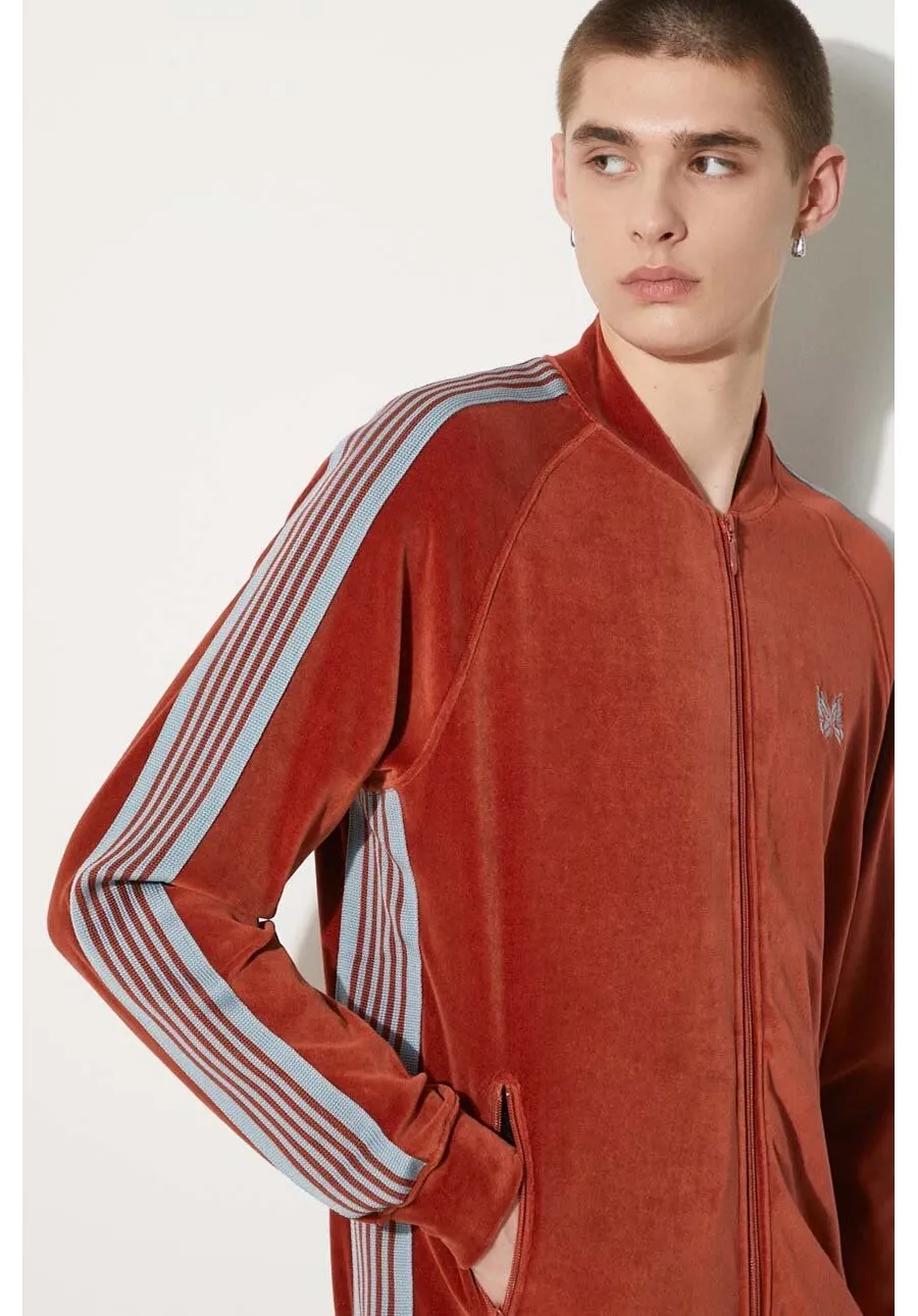 obrazek 1 Needles bluza RC Track Jacket męska kolor pomarańczowy wzorzysta OT233