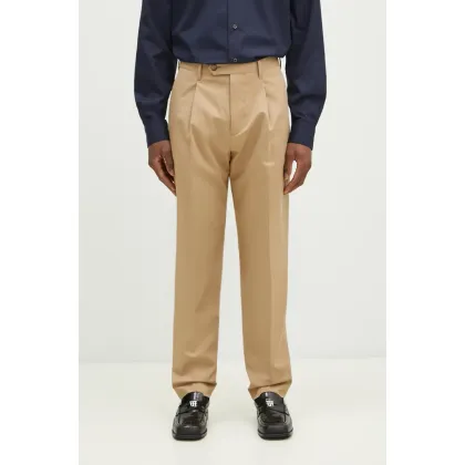 Zdjęcie Paul Smith spodnie męskie kolor beżowy dopasowane M1R-408Z-P01934