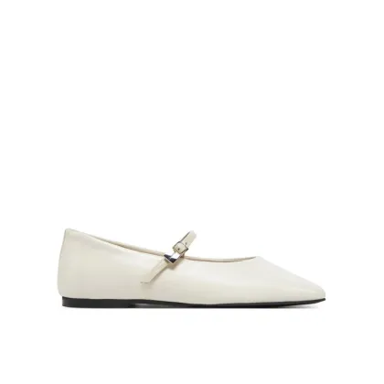 Zdjęcie Calvin Klein Baleriny Ballerina New Buckle - Lth HW0HW02483 Beżowy