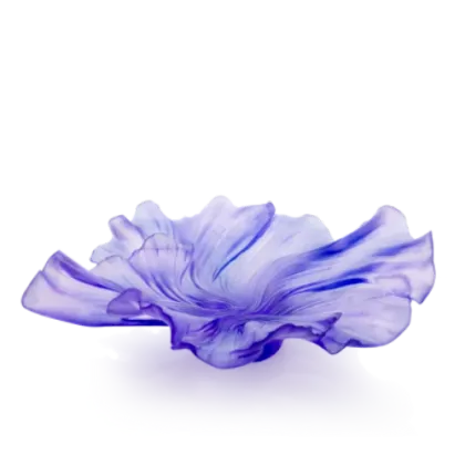 Zdjęcie Stylowa średnia misa o roślinnym kształcie - Daum