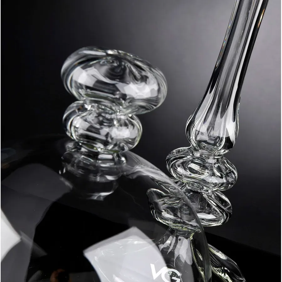 picture 6 Glass plateau on a long leg with shade - Luxury Products