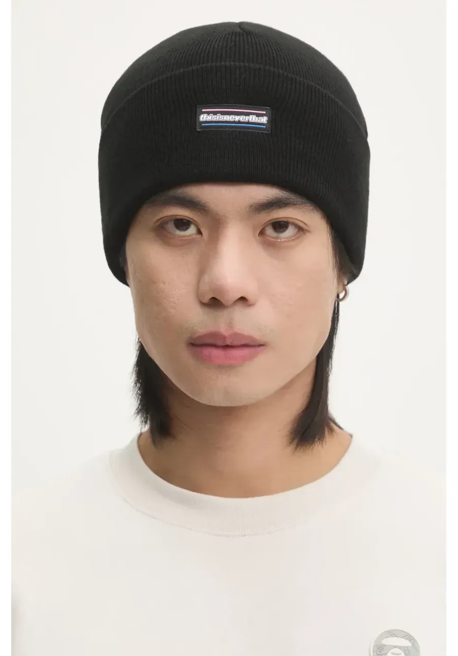 obrazek 1 thisisneverthat czapka ESP-Logo Beanie kolor czarny TN243KHWBE02