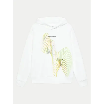 Zdjęcie Calvin Klein Jeans Bluza Meta Minimal Graphic IG0IG02413 Biały Relaxed Fit