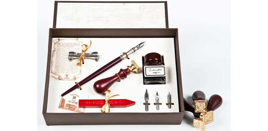 picture 1  Set timbro e ceralacca - Calligraphy set