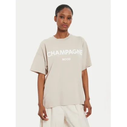 Zdjęcie ViCOLO T-Shirt RB0399 Beżowy Regular Fit