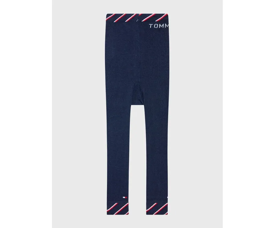 obrazek 1 Tommy Hilfiger Legginsy 701220280 Granatowy Slim Fit