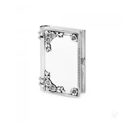 Picture Beautiful stylish silver book box - Zaramella Argenti