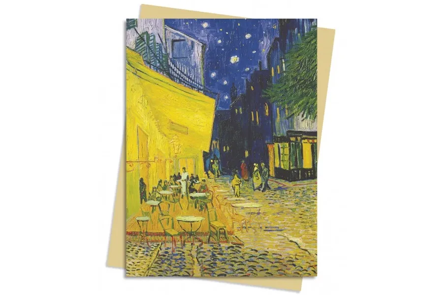 obrazek 1 Pakiet kartek na życzenia (Van Gogh: Taras kawiarni w nocy) - Flame Tree Publishing