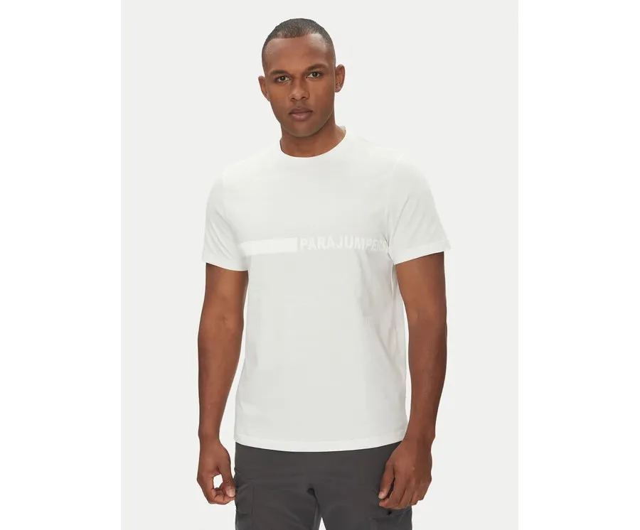 obrazek 1 Parajumpers T-Shirt Space 25SMPMTSXF05 Biały Regular Fit