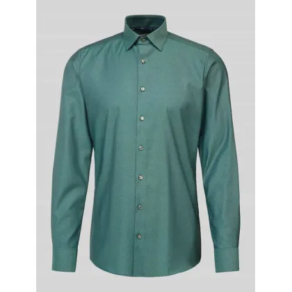 Zdjęcie Koszula biznesowa o kroju body fit z listwą guzikową