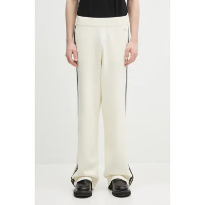 Zdjęcie Wales Bonner spodnie dresowe Tide Track męskie kolor beżowy z aplikacją US25KN35.KN05.100