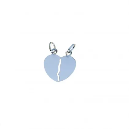 Zdjęcie Złote włoskie serce łamane o wymiarach 20x18mm.