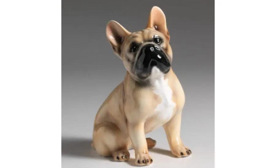 obrazek 1 Ceramiczna figura Buldoga Francuskiego - idealna dekoracja do salonu - Il Gattopardo