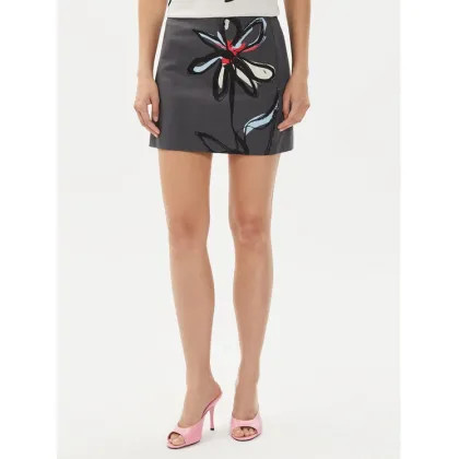 Zdjęcie Desigual Spódnica mini Caramelo 24WWFWX2 Szary Regular Fit