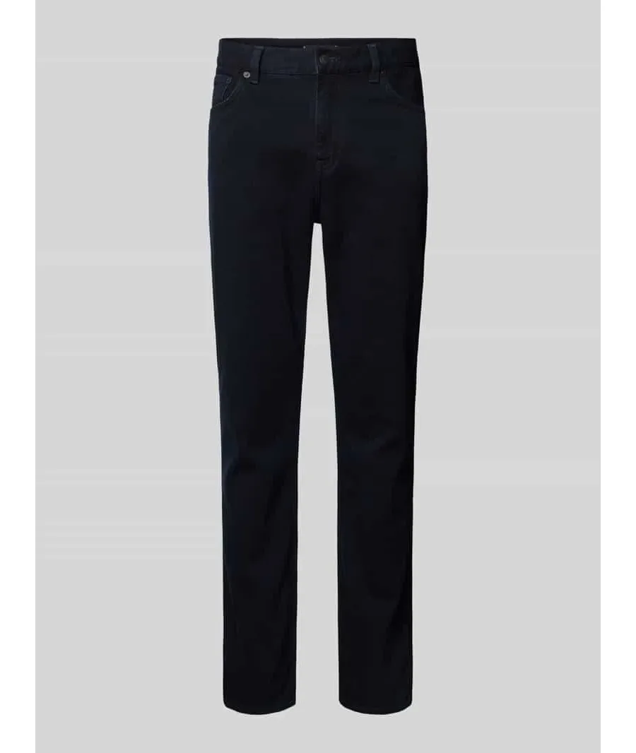 obrazek 1 Jeansy o kroju straight fit z 5 kieszeniami model ‘DENTON’