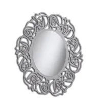 Picture Perforated, oval mirror in a unique frame - Zanini