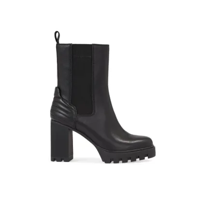 Zdjęcie Calvin Klein Jeans Botki Platform Chelsea Lth Wn YW0YW01140 Czarny