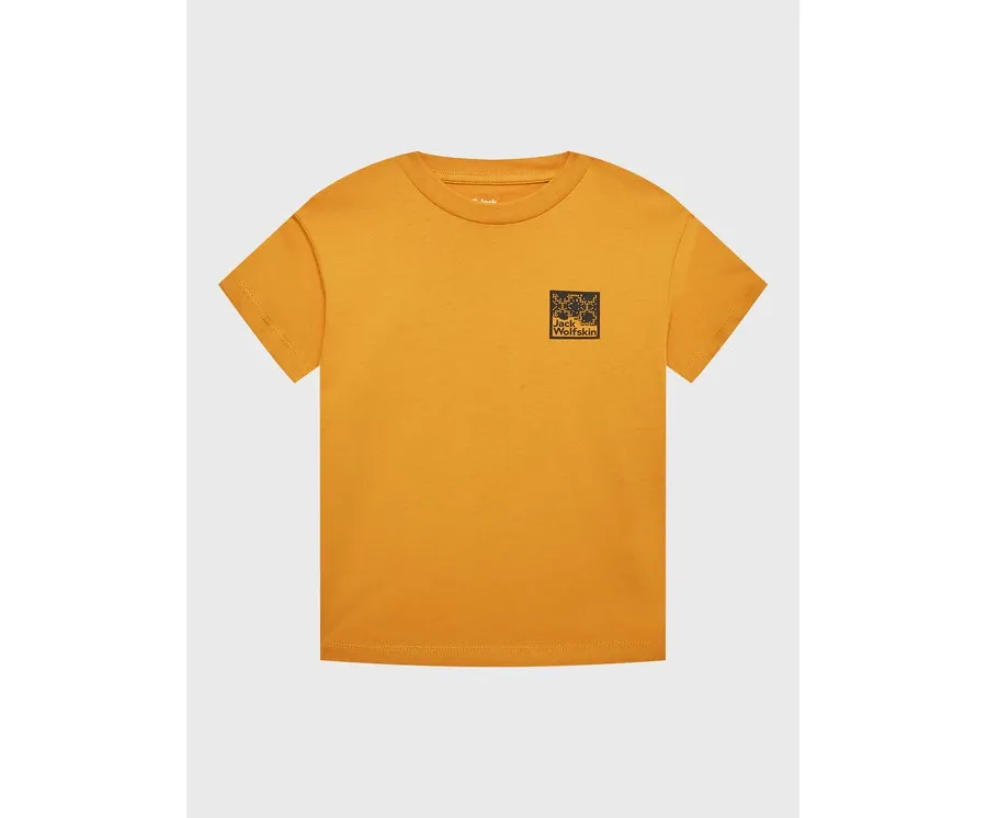 obrazek 1 Jack Wolfskin T-Shirt Teen Exploring 1609851 Pomarańczowy Regular Fit